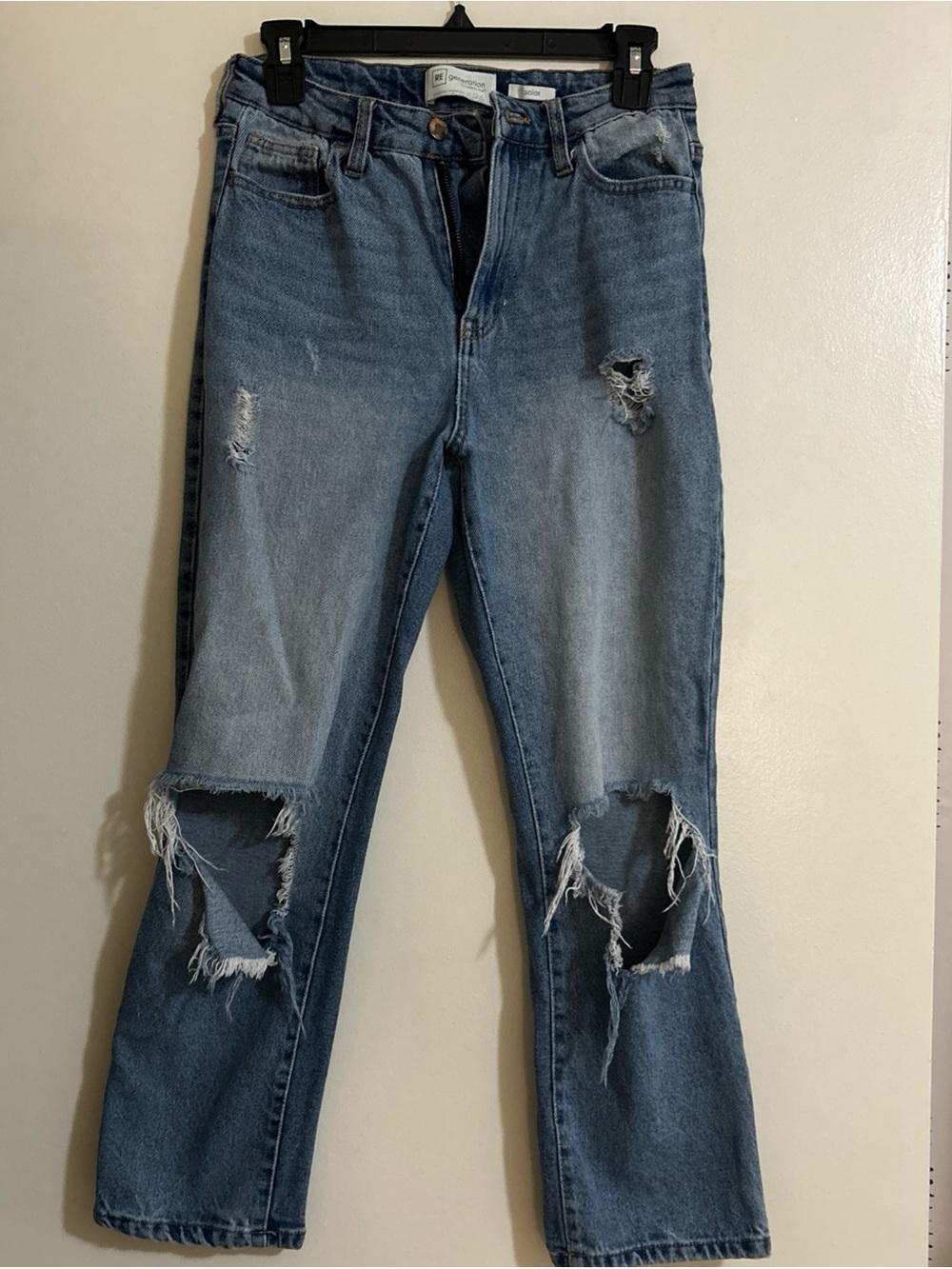 Women’s REgeneration Solar Mom Jeans By Celebrity Pink Size 5 Denim Distressed